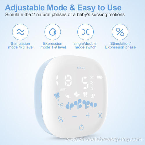 Professional Blue Electronic Silicone Breast Pump